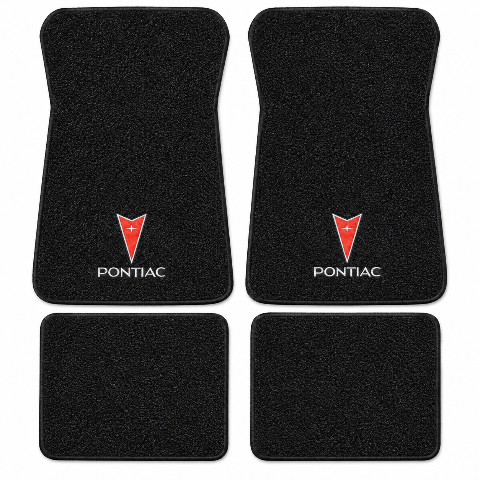 1983-1986 Pontiac Parisienne Cutpile Floor Mats with Embroidered Logo Choices - 4-Piece - product details image 2