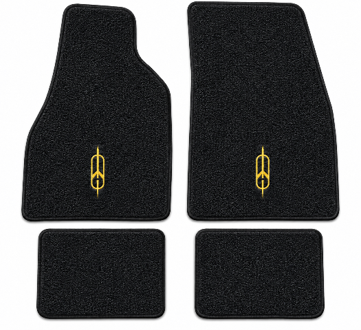 1954-1956 Oldsmobile 88 Loop Floor Mats with Embroidered Logo Choices - 4-Piece - product details image 2