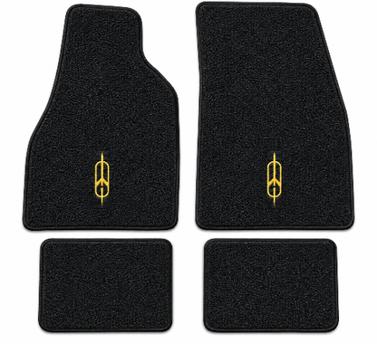 1954-1956 Oldsmobile 98 Loop Floor Mats with Embroidered Logo Choices - 4-Piece - product details image 2