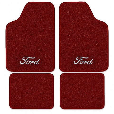 1978-1980 Ford Fiesta Cutpile Floor Mats with Embroidered Logo Choices - 4-Piece - product image