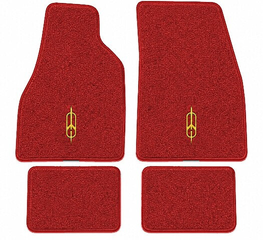 1954-1956 Oldsmobile 98 Holiday Loop Floor Mats with Embroidered Logo Choices - 4-Piece - product image