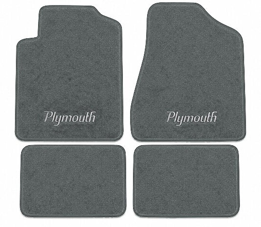 1996-2000 Plymouth Breeze Cutpile Floor Mats with Embroidered Logo Choices - 4-Piece - product image