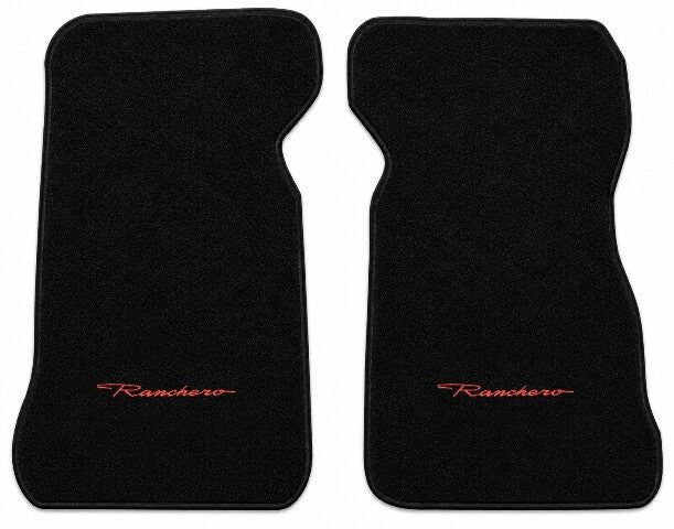 1974-1979 Ford Ranchero Cutpile Floor Mats with Embroidered Logo Choices - 2-Piece - product details image 3