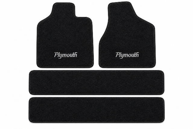 1996-00 Plymouth Voyager Frts & Rr Runners Floor Mats with Embroidered Logo Choices - 4-Piece - product details image 2