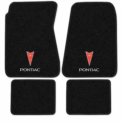 1957 Pontiac Bonneville Loop Floor Mats with Embroidered Logo Choices - 4-Piece - product details image 3