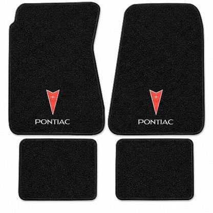 1957 Pontiac Bonneville Loop Floor Mats with Embroidered Logo Choices - 4-Piece - product details image 3