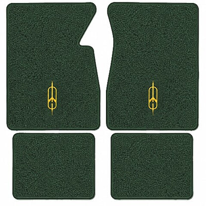1961-1962 Oldsmobile 98 Loop Floor Mats with Embroidered Logo Choices - 4-Piece - product image
