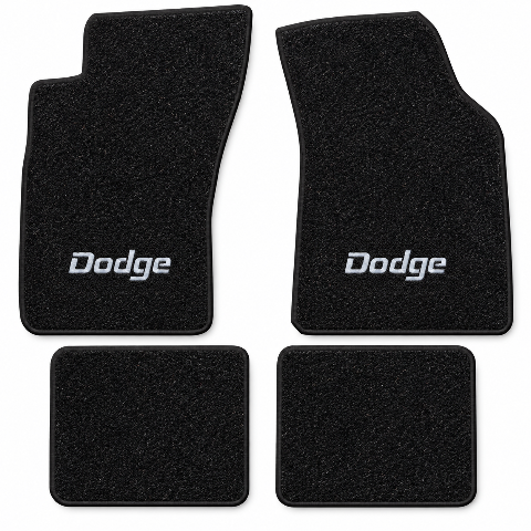 1991-1996 Dodge Stealth Cutpile Floor Mats with Embroidered Logo Choices - 4-Piece - product details image 2