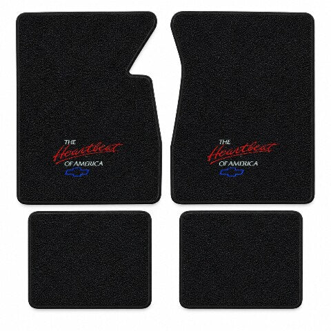 1959-1960 Chevy Biscayne Loop Floor Mats with Embroidered Logo Choices - 4-Piece - product details image 3