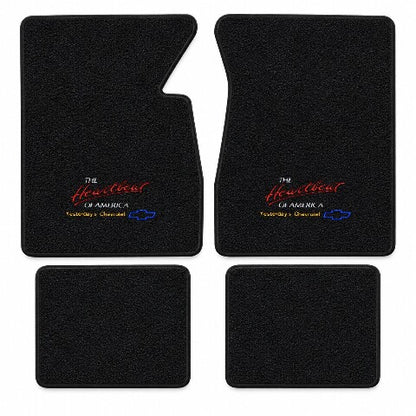 1959-1960 Chevy Biscayne Loop Floor Mats with Embroidered Logo Choices - 4-Piece - product details image 4