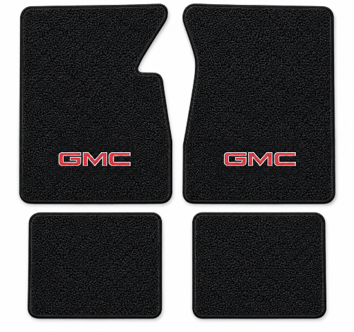 1970 GMC Jimmy Loop Floor Mats with Embroidered Logo Choices - 4-Piece - product details image 2