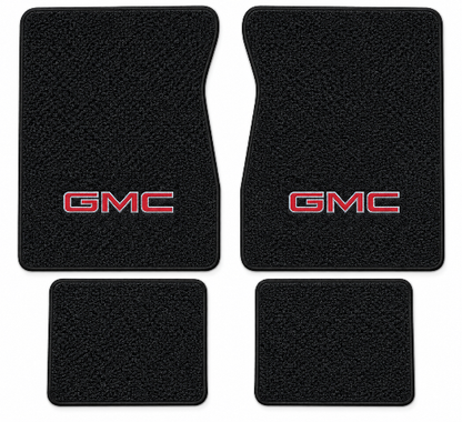 1971-1972 GMC Jimmy Loop Floor Mats with Embroidered Logo Choices - 4-Piece - product details image 2
