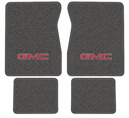 1971-1972 GMC Jimmy Loop Floor Mats with Embroidered Logo Choices - 4-Piece - product image