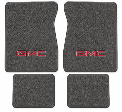 1971-1972 GMC Jimmy Loop Floor Mats with Embroidered Logo Choices - 4-Piece - product image