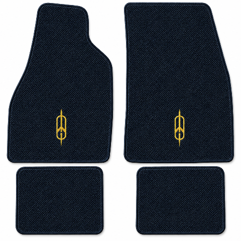 1954-1956 Oldsmobile 98 Daytona Floor Mats with Embroidered Logo Choices - 4-Piece - product details image 2