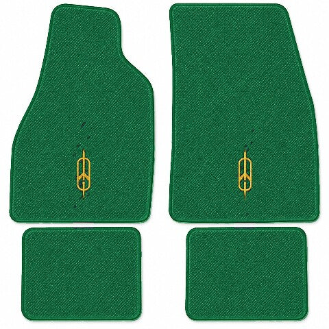 1954-1956 Oldsmobile 98 Daytona Floor Mats with Embroidered Logo Choices - 4-Piece - product image