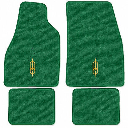 1954-1956 Oldsmobile 98 Daytona Floor Mats with Embroidered Logo Choices - 4-Piece - product image