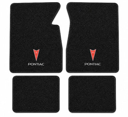 1962-1964 Pontiac Grand Prix Loop Floor Mats with Embroidered Logo Choices - 4-Piece - product details image 4