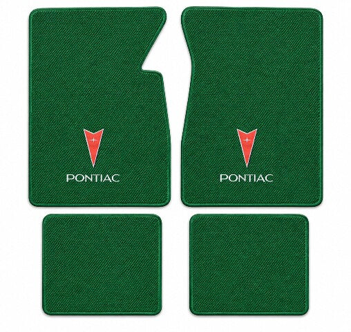 1955-1956 Pontiac Star Chief Daytona Floor Mats with Embroidered Logo Choices - 4-Piece - product details image 3