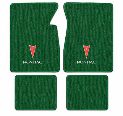 1955-1956 Pontiac Star Chief Daytona Floor Mats with Embroidered Logo Choices - 4-Piece - product details image 3