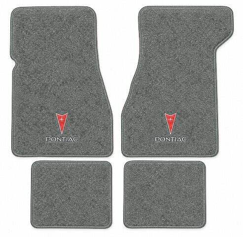 1974-1976 Pontiac Grand Prix Cutpile Floor Mats with Embroidered Logo Choices - 4-Piece - product image
