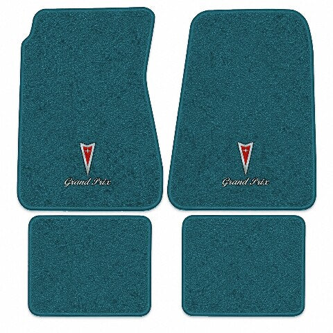 1969-1972 Pontiac Grand Prix Loop Floor Mats with Embroidered Logo Choices - 4-Piece - product image
