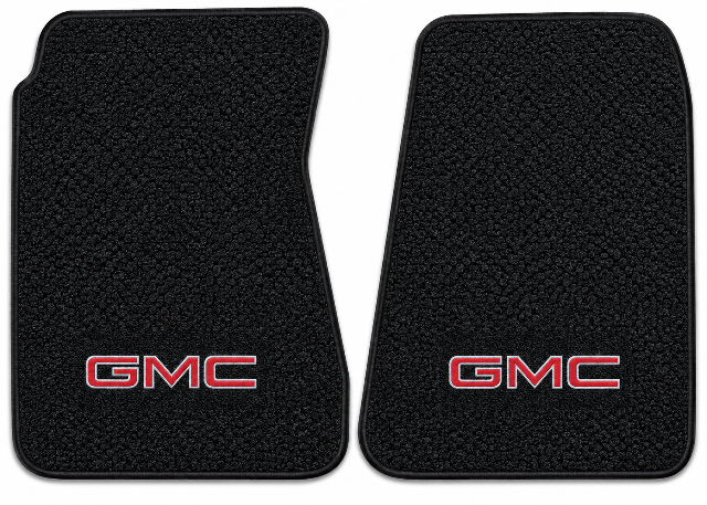 1971-1972 GMC Sprint Loop Floor Mats with Embroidered Logo Choices - 2-Piece - product details image 2