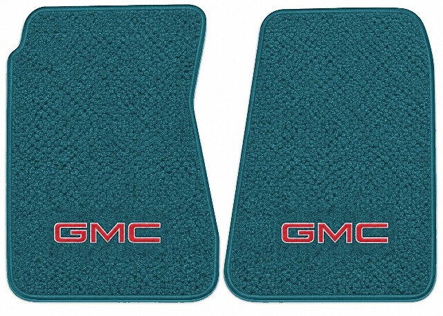 1971-1972 GMC Sprint Loop Floor Mats with Embroidered Logo Choices - 2-Piece - product image
