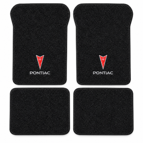 1992-1999 Pontiac Bonneville Cutpile Floor Mats with Embroidered Logo Choices - 4-Piece - product details image 2