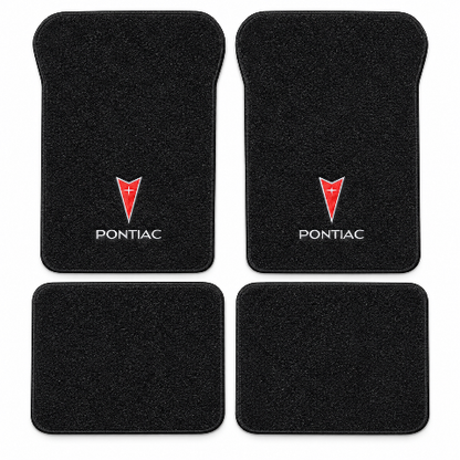 1992-1999 Pontiac Bonneville Cutpile Floor Mats with Embroidered Logo Choices - 4-Piece - product details image 2