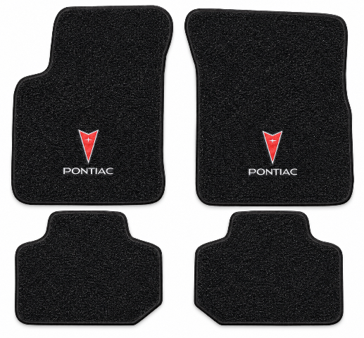 2000-2005 Pontiac Bonneville Cutpile Floor Mats with Embroidered Logo Choices - 4-Piece - product details image 2