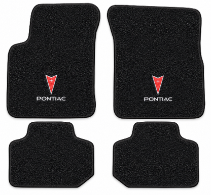 2000-2005 Pontiac Bonneville Cutpile Floor Mats with Embroidered Logo Choices - 4-Piece - product details image 2