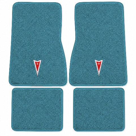 1973 Pontiac GTO Loop Floor Mats with Embroidered Logo Choices - 4-Piece - product image