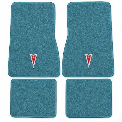 1973 Pontiac GTO Loop Floor Mats with Embroidered Logo Choices - 4-Piece - product image