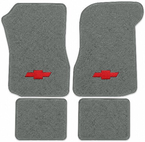 1974-76 Chevy Chevelle Laguna Type S-3 Cutpile Floor Mats with Embroidered Logo Choices - 4-Piece - product image