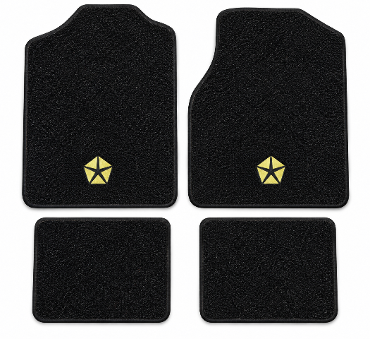 1993-1997 Chrysler Concorde Cutpile Floor Mats with Embroidered Logo Choices - 4-Piece - product details image 2