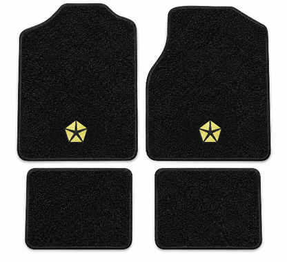 1993-1997 Chrysler Concorde Cutpile Floor Mats with Embroidered Logo Choices - 4-Piece - product details image 2