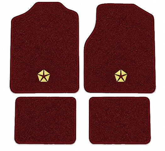 1993-1997 Chrysler Concorde Cutpile Floor Mats with Embroidered Logo Choices - 4-Piece - product image