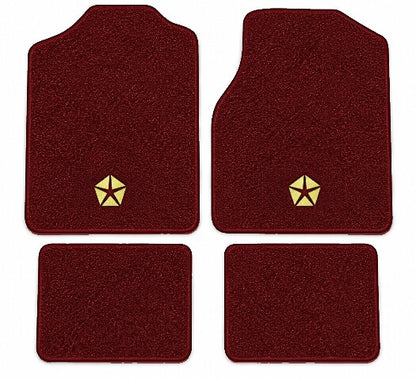 1993-1997 Chrysler Concorde Cutpile Floor Mats with Embroidered Logo Choices - 4-Piece - product image