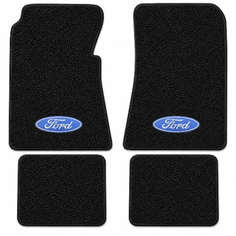 1955-1956 Ford Sunliner Convertible Loop Floor Mats with Embroidered Logo Choices - 4-Piece - product details image 4