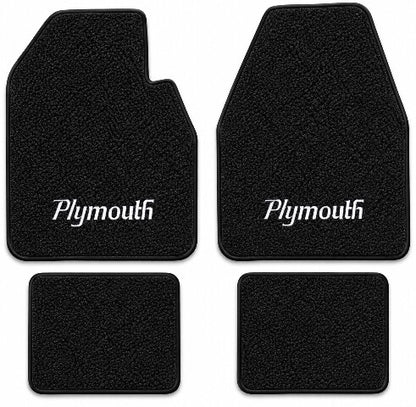 1962-1969 Plymouth Fury Auto Loop Floor Mats with Embroidered Logo Choices - 4-Piece - product details image 4