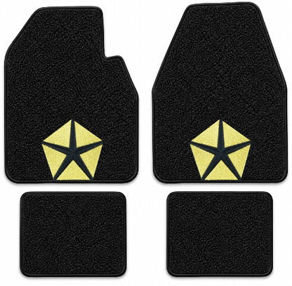 1962-1969 Plymouth Fury Auto Loop Floor Mats with Embroidered Logo Choices - 4-Piece - product details image 5