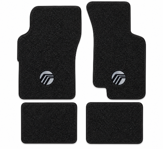 1986-1991 Mercury Sable Cutpile Floor Mats with Embroidered Logo Choices - 4-Piece - product details image 2
