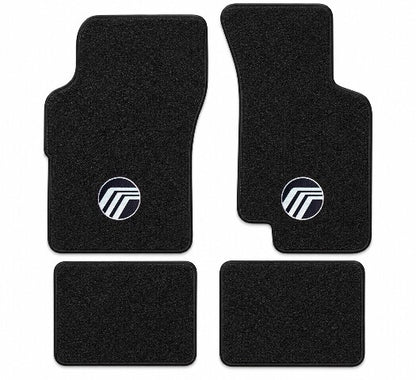 1986-1991 Mercury Sable Cutpile Floor Mats with Embroidered Logo Choices - 4-Piece - product details image 3