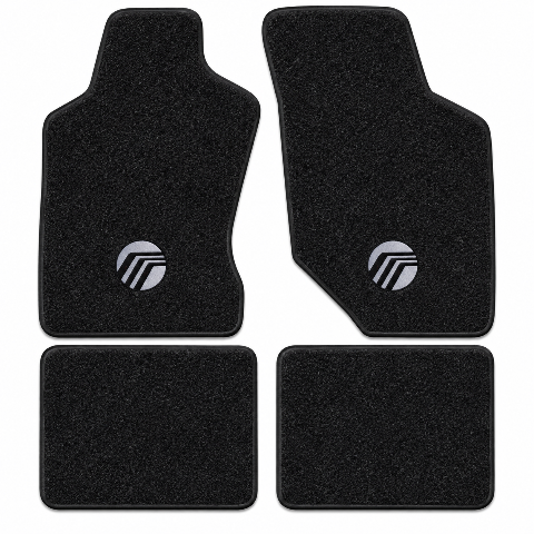 1992-1995 Mercury Sable Cutpile Floor Mats with Embroidered Logo Choices - 4-Piece - product details image 2