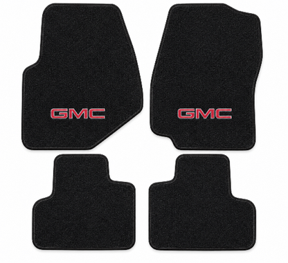 2002-2009 GMC Envoy Cutpile Floor Mats with Embroidered Logo Choices - 4-Piece - product details image 2
