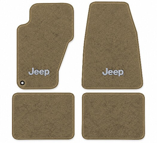 1999-2004 Jeep Grand Cherokee Cutpile Floor Mats with Embroidered Logo Choices - 4-Piece - product image