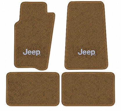 1996-1998 Jeep Grand Cherokee Cutpile Floor Mats with Embroidered Logo Choices - 4-Piece - product image