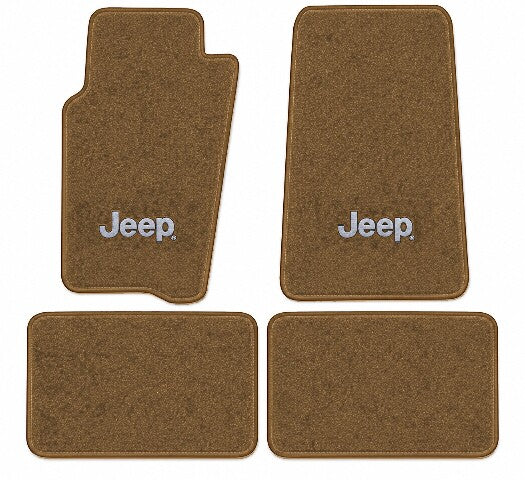 1996-1998 Jeep Grand Cherokee Cutpile Floor Mats with Embroidered Logo Choices - 4-Piece - product image