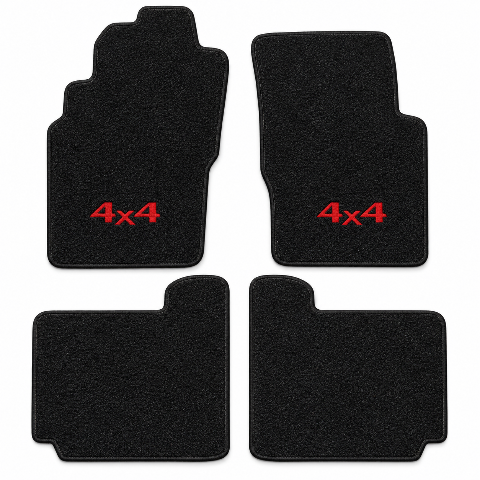 1996-2004 Nissan Pathfinder Cutpile Floor Mats with Embroidered Logo Choices - 4-Piece - product details image 2